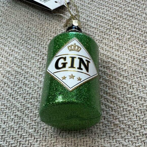 GIN Liquor Bottle Christmas Tree Ornament NWT Holiday Decor Gift - Picture 3 of 7